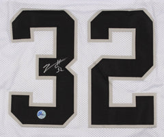 Zack Crockett Signed Oakland Raiders Jersey (Pro Player Hologram) Florida State