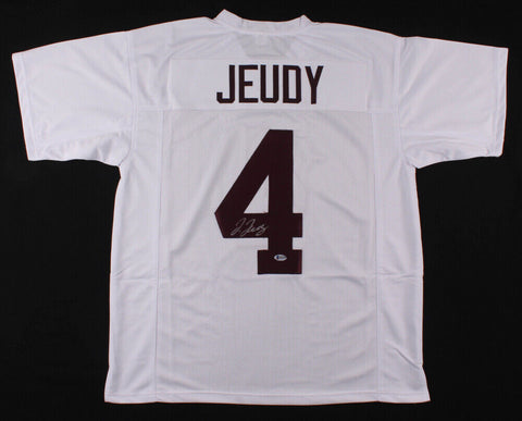 Jerry Jeudy Signed Alabama Crimson Tide Jersey (Beckett COA) Biletnikoff Award