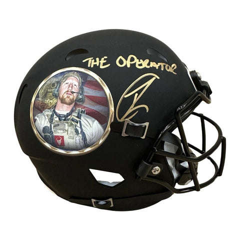 Robert O'Neill Signed Mini Helmet Inscribed "The Operator"(PSA) Killed Bin Laden