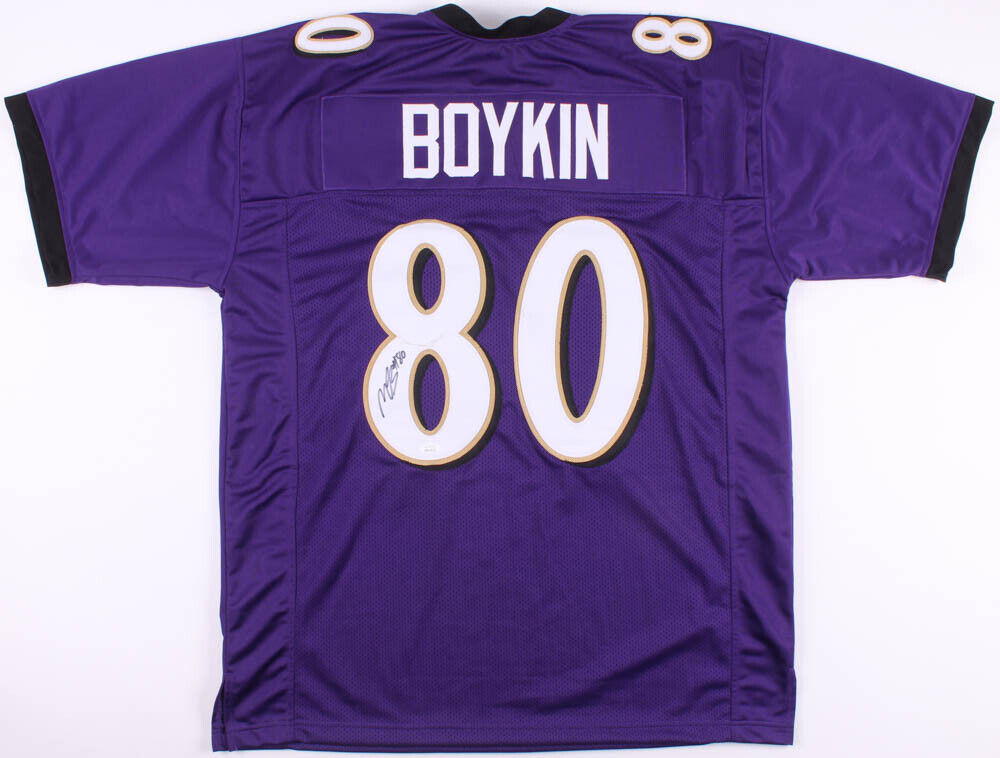 Miles Boykin Signed Baltimore Ravens Jersey (JSA COA) Former Notre Dame W.R.
