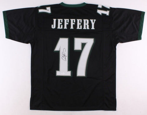 Alshon Jeffery Signed Philadelphia Eagles Black Pro-Style Jersey (JSA COA)