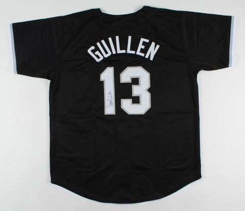 Ozzie Guillen Signed Chicago White Sox Jersey (JSA COA) 2005 World Series Champ