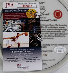 Gordie Howe Signed Five Decades Gartlan Commemorative Plate (JSA COA) Redwings