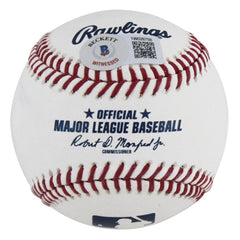 Barry Larkin Signed Rawlings Baseball (Beckett) Cincinnati Reds Shortstop