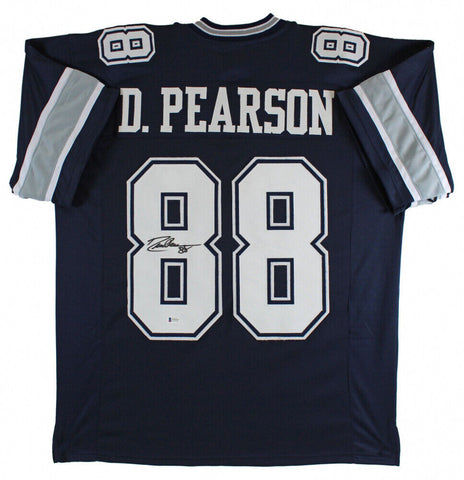 Drew Pearson Signed Dallas Cowboys Jersey (Beckett COA) 3xPro Bowl Wide Receiver