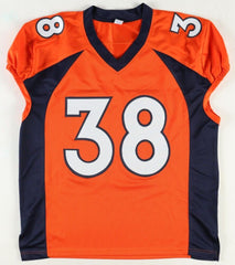 Jaleel McLaughlin Signed Denver Broncos Jersey (JSA COA) Ex-Notre Dame R.B.