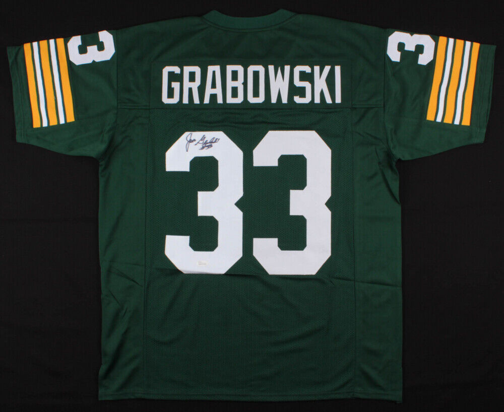 Jim Grabowski Signed Green Bay Packers Jersey (JSA) Super Bowl I & II Champion