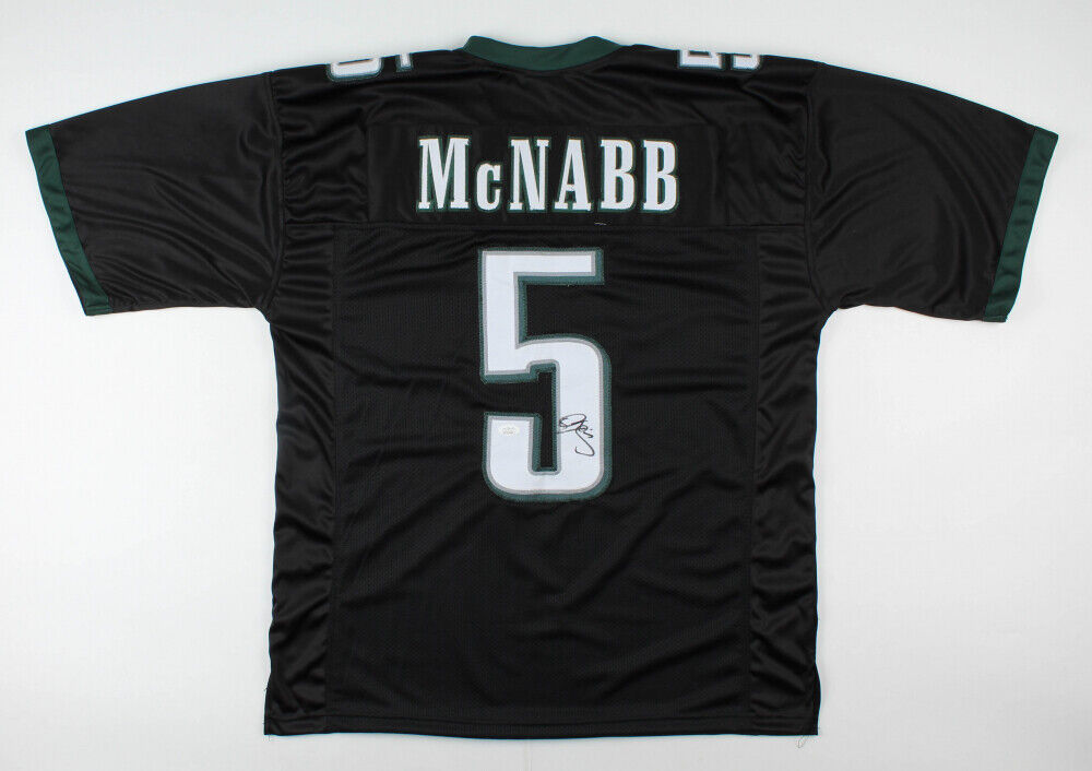 Donovan McNabb Signed Philadelphia Eagles Black Jersey (JSA COA) 6 X Pro Bowl QB