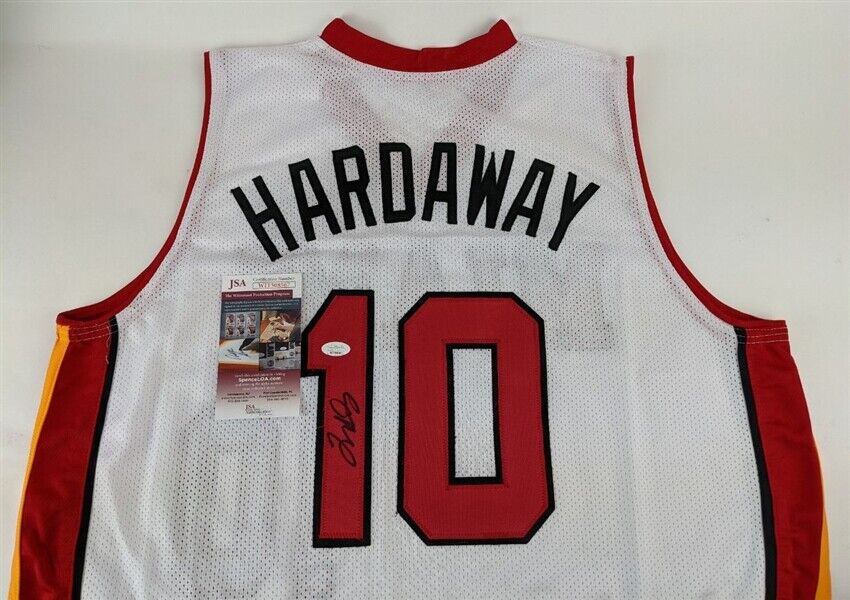 Autographed/Signed Tim Hardaway Miami Black Basketball Jersey JSA COA at  's Sports Collectibles Store