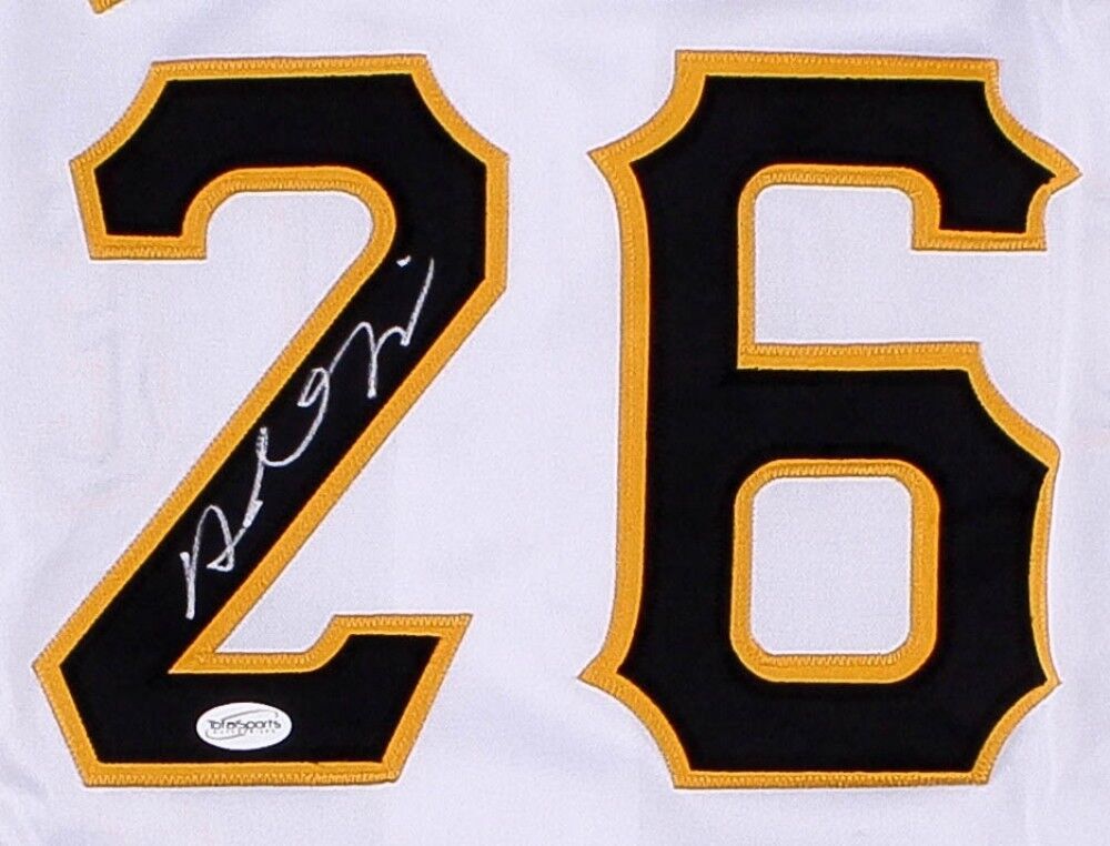 Adam Frazier Signed Pittsburgh Pirates Jersey (TSE Hologrm) Outfielder