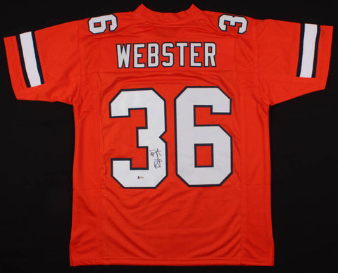 Kayvon Webster Signed Denver Broncos Jersey (Beckett COA) Super Bowl L Champ USF