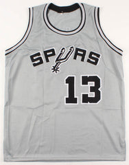 James Silas Signed San Antonio Spurs Jersey (JSA COA) 2×ABA All-Star 1975,1976)