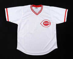 Todd Benzinger Signed Cincinnati Reds Jersey (JSA) 1990 World Series Champion 1B