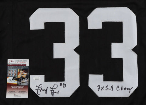 John Fuqua Signed Pittsburgh Steelers Jersey Inscribed "2X SB Champ" (JSA COA)
