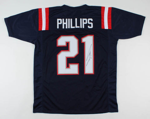 Adrian Phillips Signed New England Patriots Jersey (JSA COA) Pro Bowl Safety