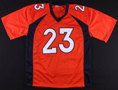 Devontae Booker Signed Broncos Jersey Inscribed "Go Broncos" (Beckett COA)