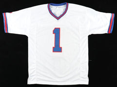 Bill Parcels Signed New York Giant Jersey (JSA COA) 2xSuper Bowl Champion Coach