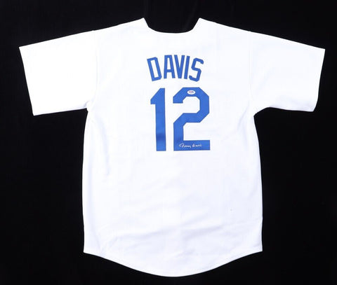 Tommy Davis Signed Los Angeles Dodgers Jersey (PSA COA) 2xWorld Series Champion