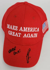 Navy Seal Robert O'Neill Signed Make America Great Again Hat "Never Quit! (PSA)