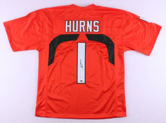 Allen Hurns Signed Miami Hurricanes Jersey (Schwartz COA)