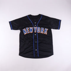 Gary Sheffield Signed New York Mets Black Jersey (PSA) 500 Home Run Club Member
