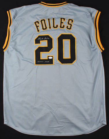 Hank Foiles Signed Pirates Jersey Inscribed"NLAS-1957"(JSA COA) NL All Star 1957