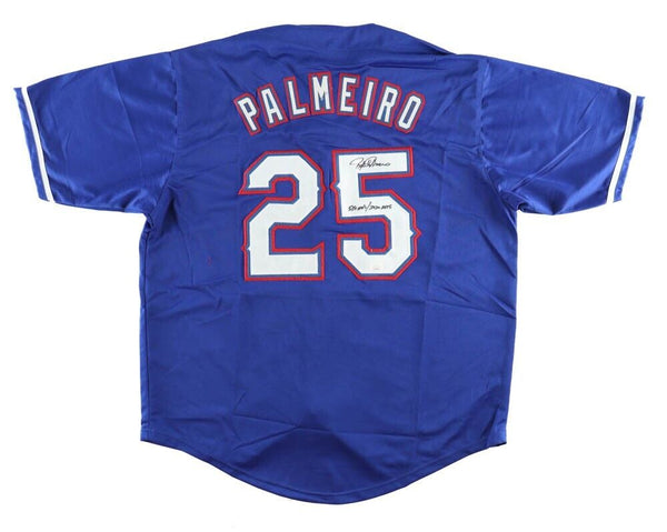 Rafael Palmeiro #25 Autographed Custom Baltimore Orioles Grey