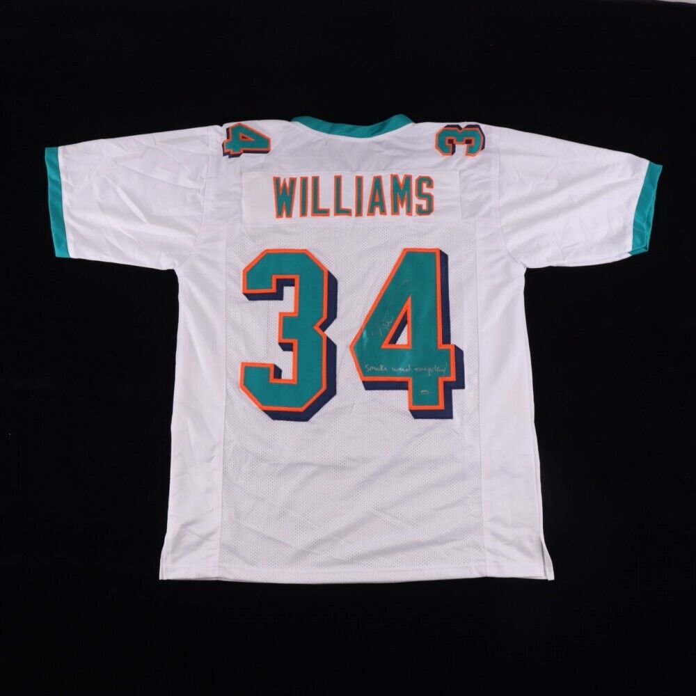 Ricky Williams Signed Miami Dolphin Jersey Ins: Smoke Weed