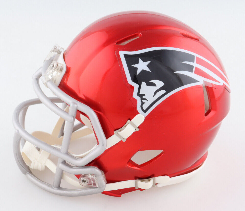 New England Patriots FLASH Mini Speed Football Helmet