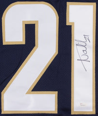 Aqib Talib Signed Los Angeles Rams Blue Jersey (JSA) 4×Pro Bowl (2013–2016) D.B.